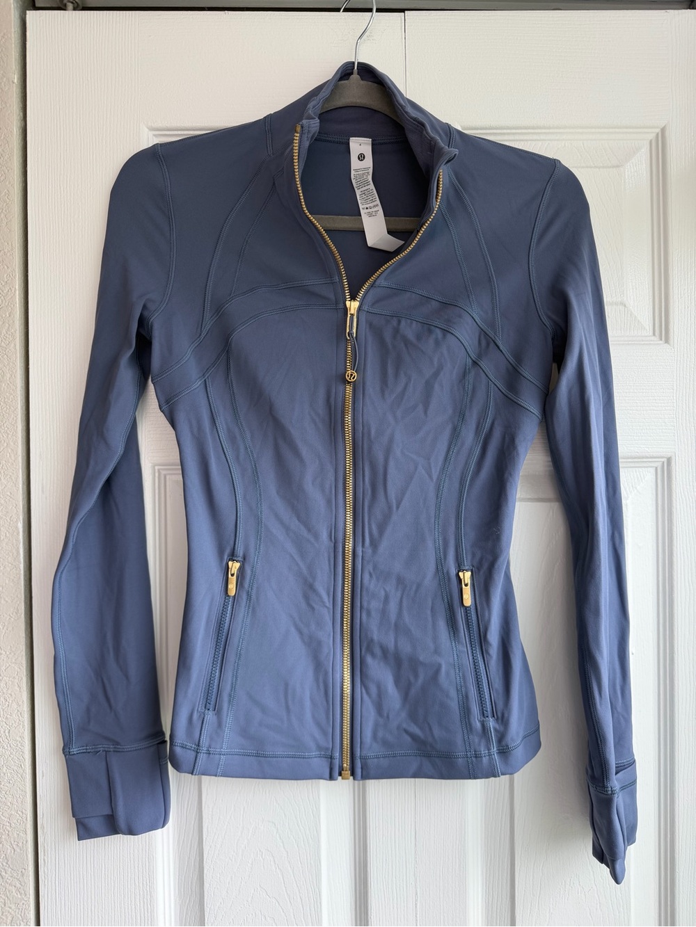 Lululemon Define Jacket Nulu Shade/Gold Size 4
